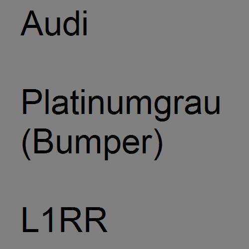 Audi, Platinumgrau (Bumper), L1RR.